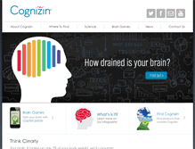 Tablet Screenshot of cognizin.com